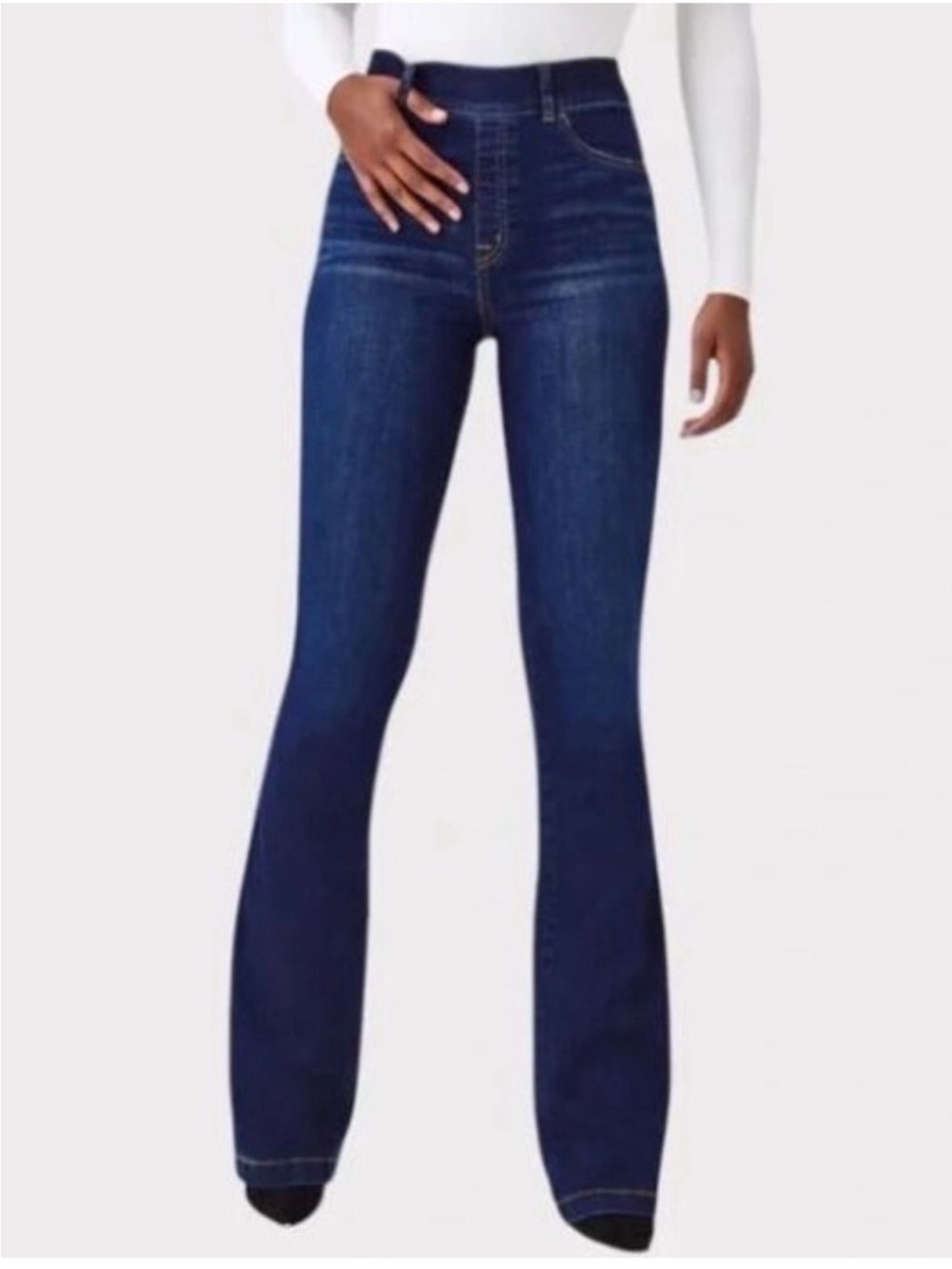 Spanx jeans pull on bootcut XL tall